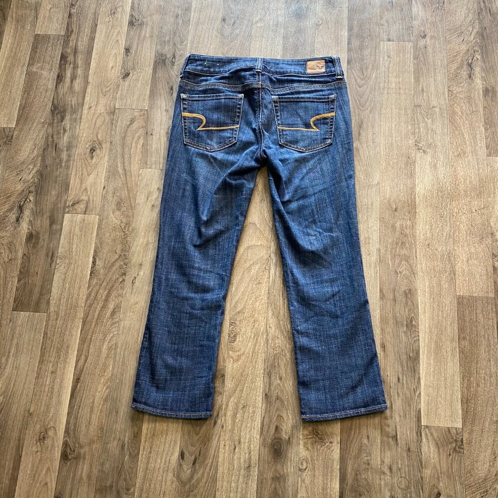 American Eagle Artists Crop Size 2 Stretch Denim Jeans - Picture 3 of 7